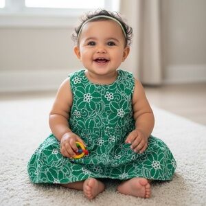 NWT SIZE 3 Beautiful green summer dress.